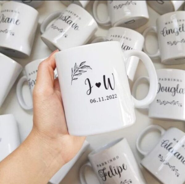 Caneca de Porcelana Personalizada | Estampe do Seu Jeito! - Imagem 2