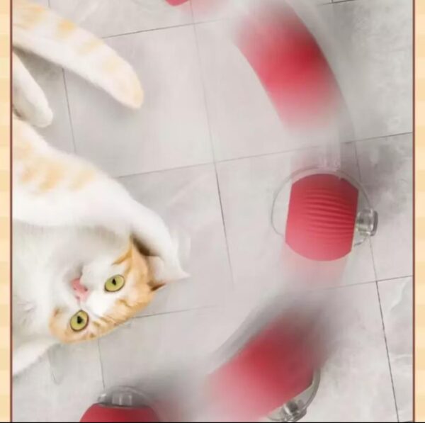 Bola de Rolamento Automático para Pets Brinquedo Inteligente Recarregável para Gatos e Cachorros - Imagem 2