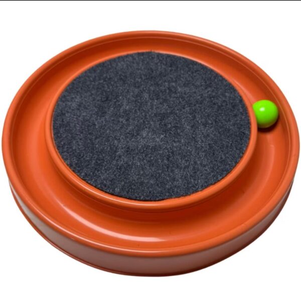 Arranhador Redondo Para Gato Relax Com Bolinha - Imagem 6